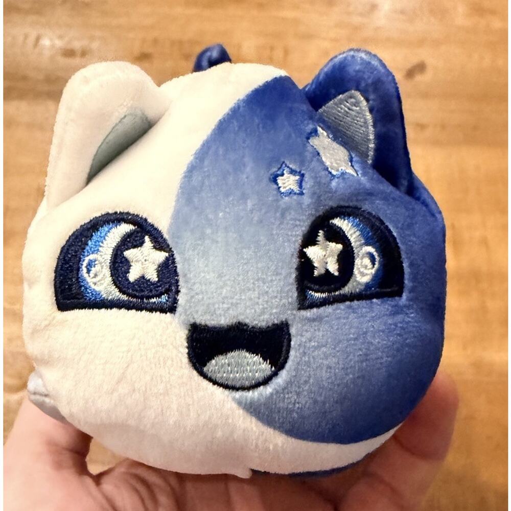Aphmau MeeMeows Litter 3 Mystery 6" Plush Blind Box Moon Cat Blue White Night